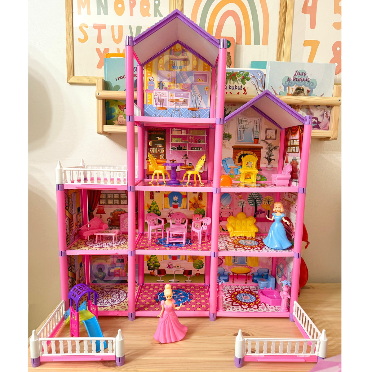 WOOPIE Mega Vila Lėlių Namas LOVELY HOUSE 194 dalys