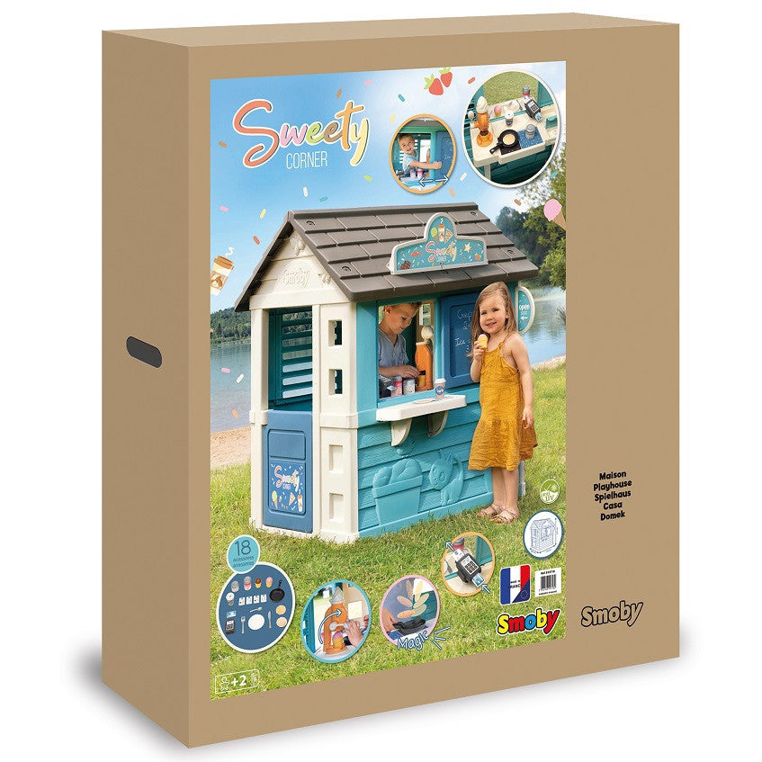 SMOBY Garden House Sweety Corner Ledainė – Žaidimų nameliai su priedais