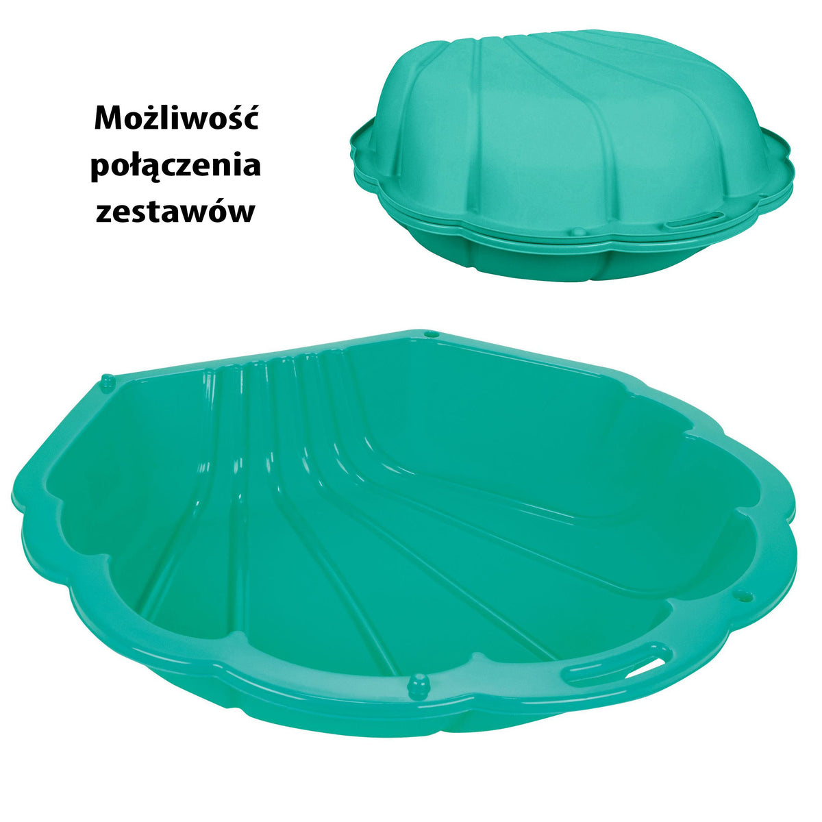 WOOPIE Smėlio Dėžė-Baseinas Kriauklė 3in1, Žalia