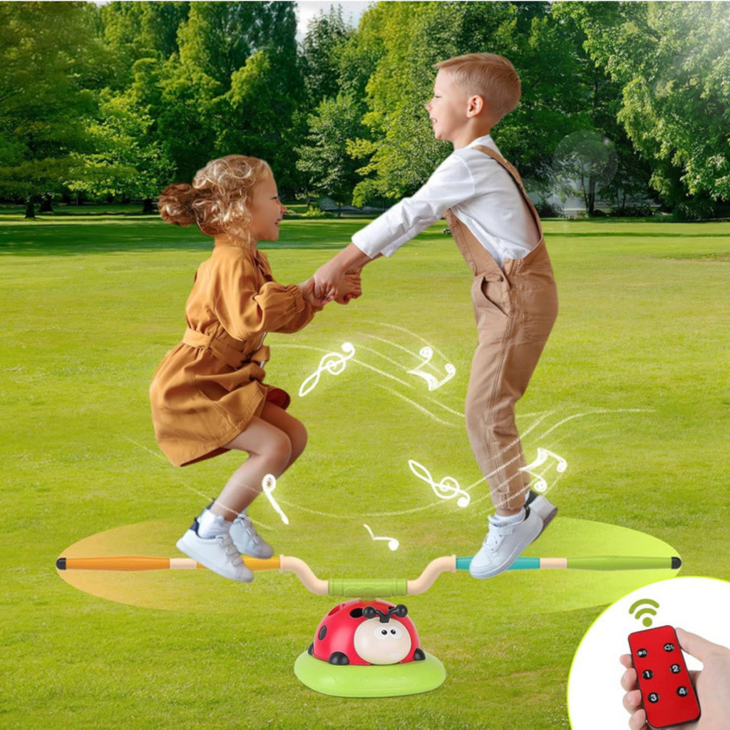 WOOPIE 3in1 raketų paleidėjas, šokdynė ir taiklumo žaidimas Boružė