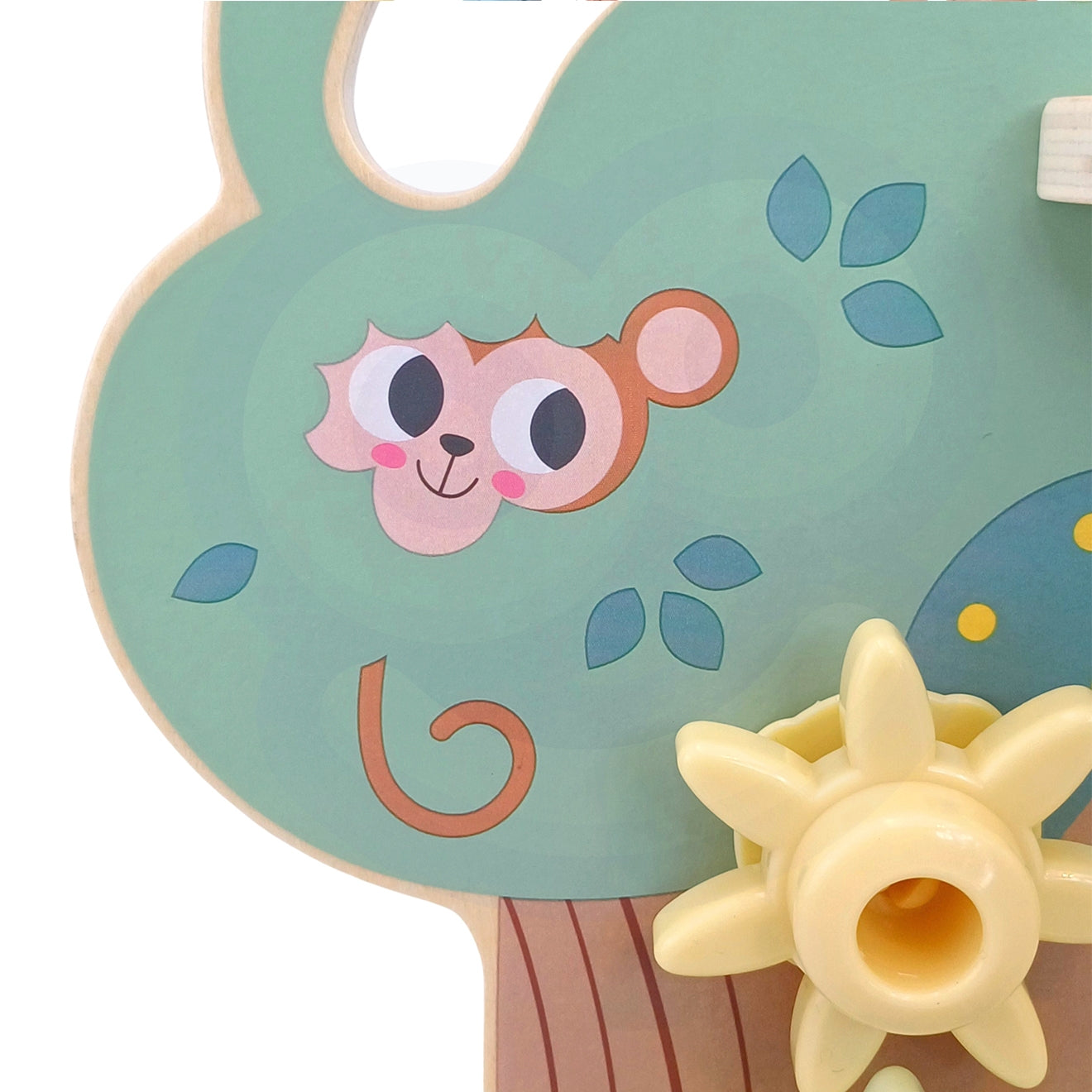 WOOPIE GREEN Lavinamasis Medis 4in1 su Rutuliukų Trasa Montessori FSC – vaizdas 3