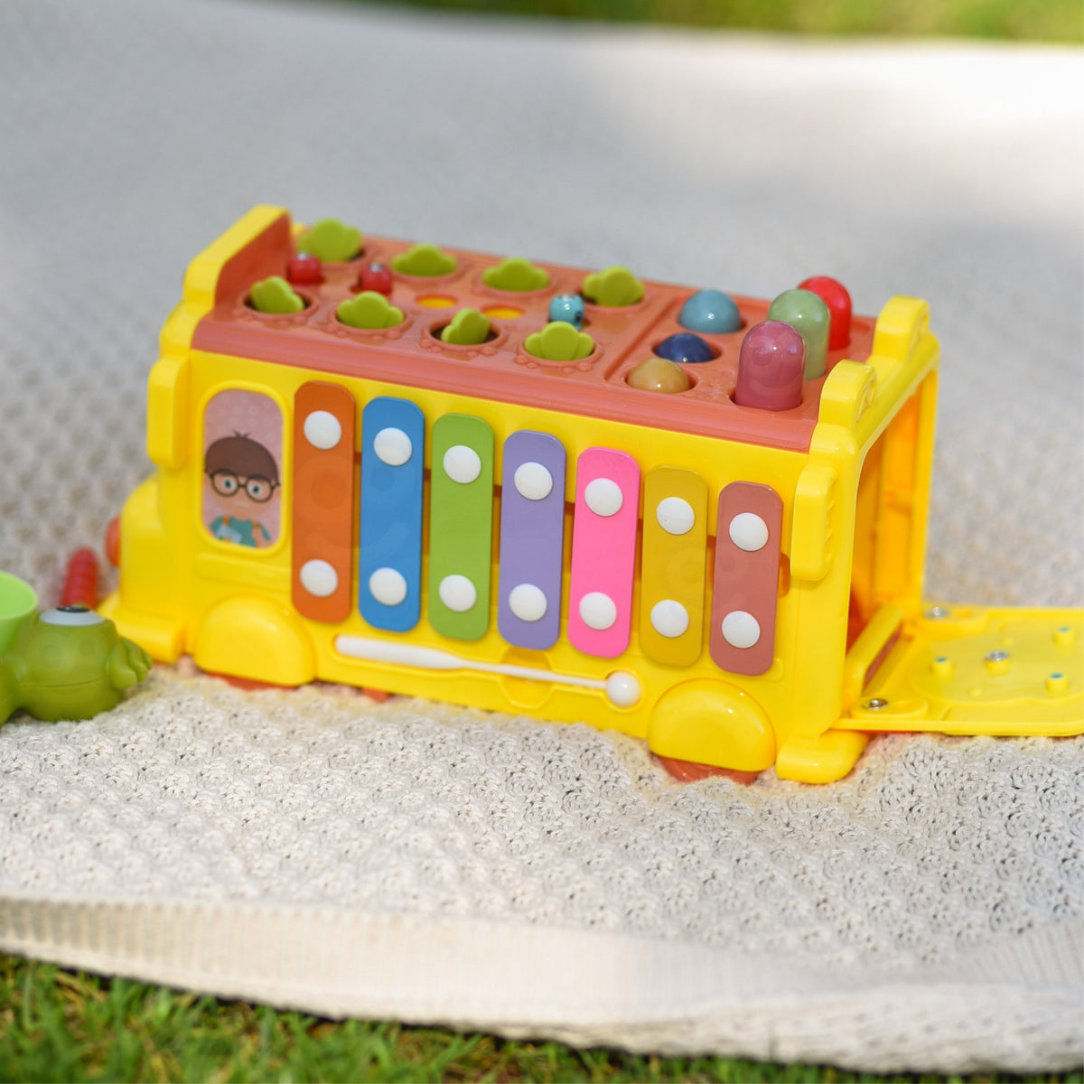 WOOPIE BABY Interaktyvus Montessori autobusiukas 6 in 1
