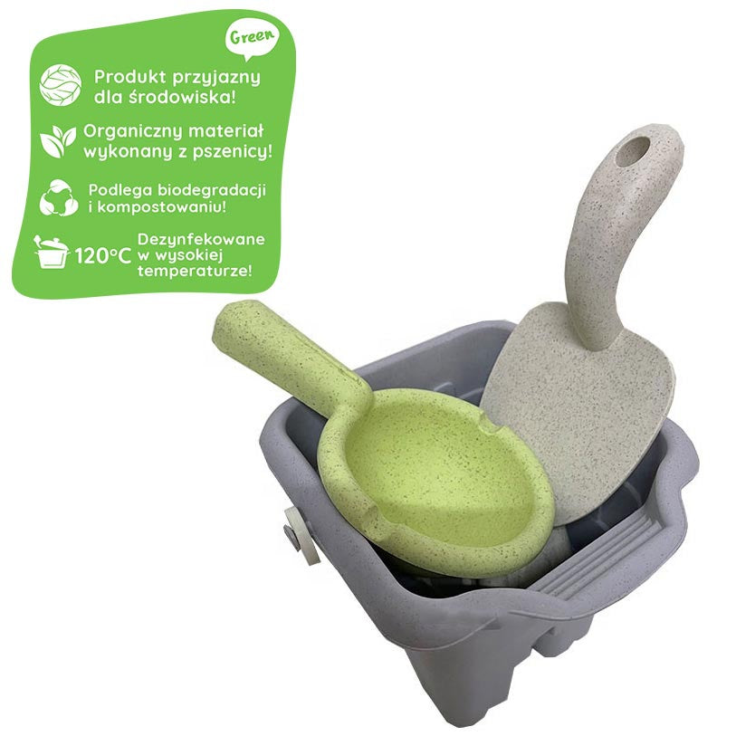 WOOPIE GREEN smėlio žaidimų rinkinys kibirėlyje – vaizdas 2