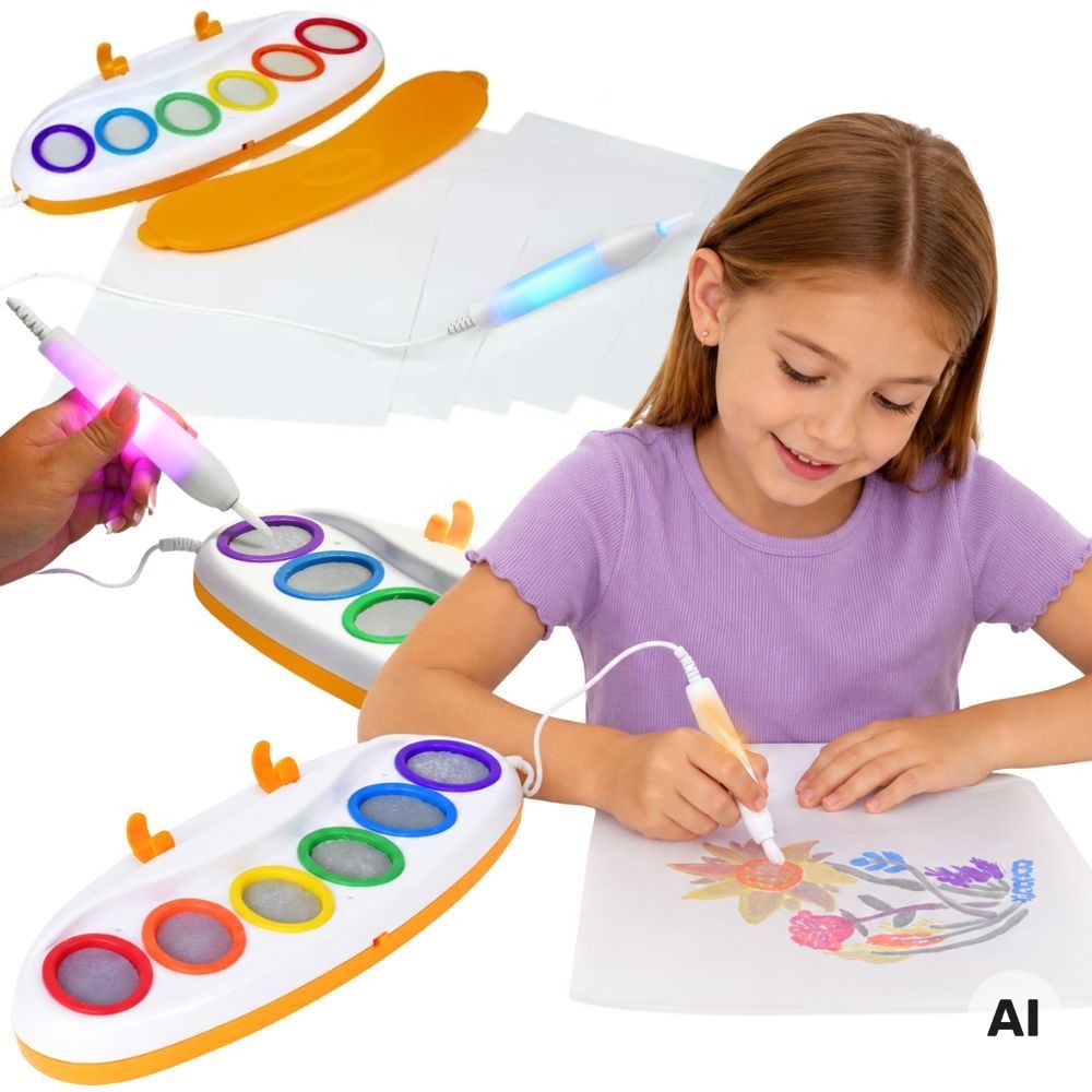 WOOPIE Magic LED Water Brush - Šviečiantis Piešimo Rinkinys