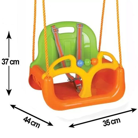 WOOPIE Sūpynės 3-in-1, oranžinės – vaizdas 2