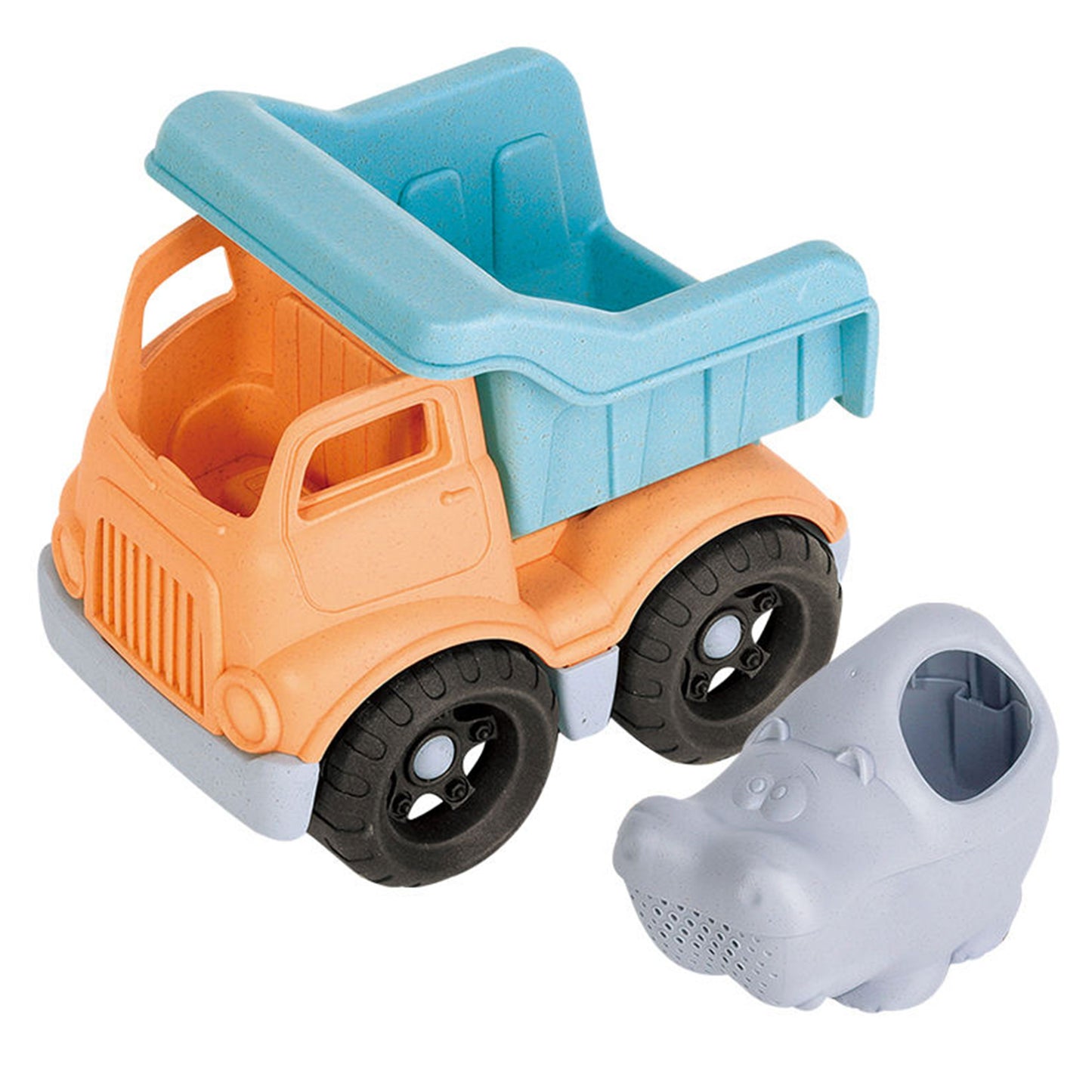 WOOPIE Smėlio žaislų rinkinys su mašinėle, 7 elementai, organinis, biologiškai skaidus – vaizdas 2