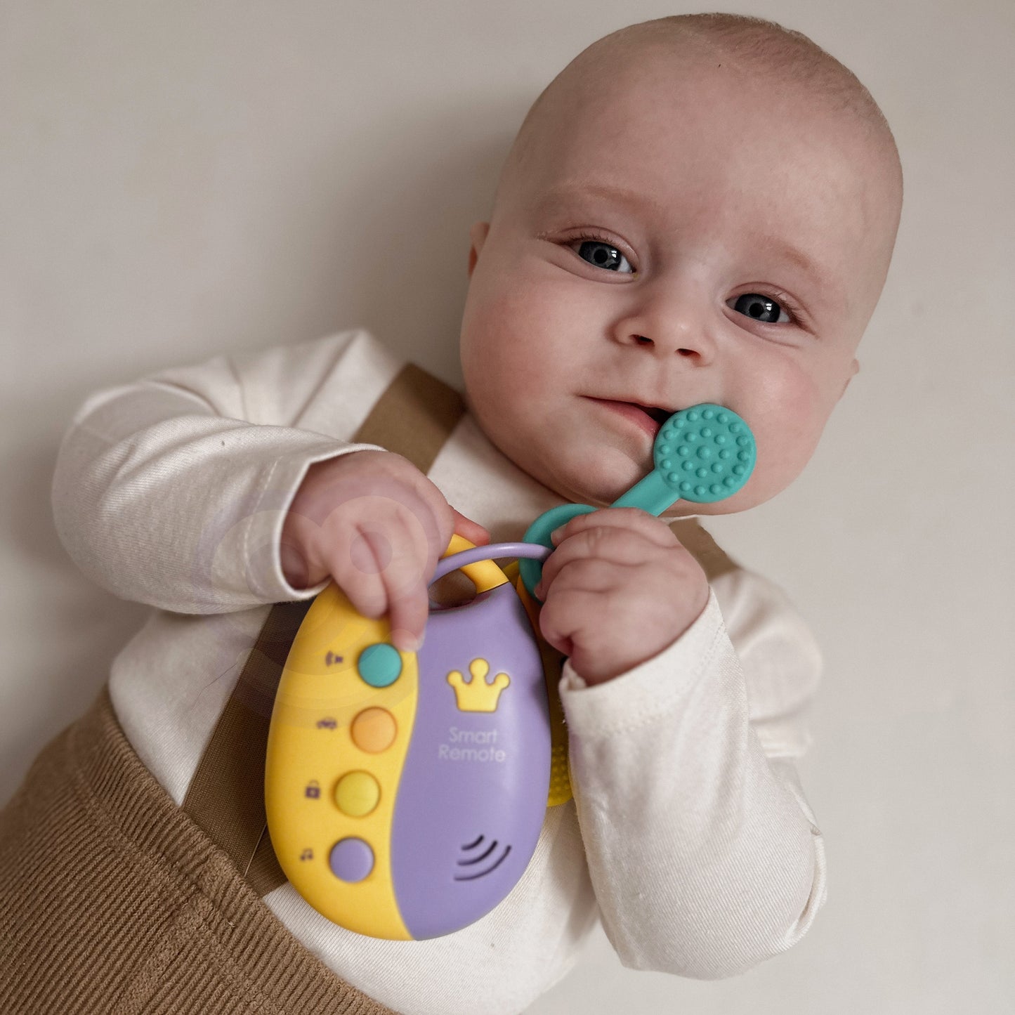 WOOPIE BABY Interaktyvūs Automobiliniai Raktai su Pulteliu 2-in-1 Kąstukas