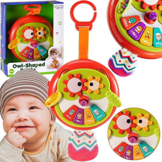 WOOPIE BABY Interaktyvus žaislas Pelėda: Pianinas su šiugždančia uodega – pagrindinis vaizdas