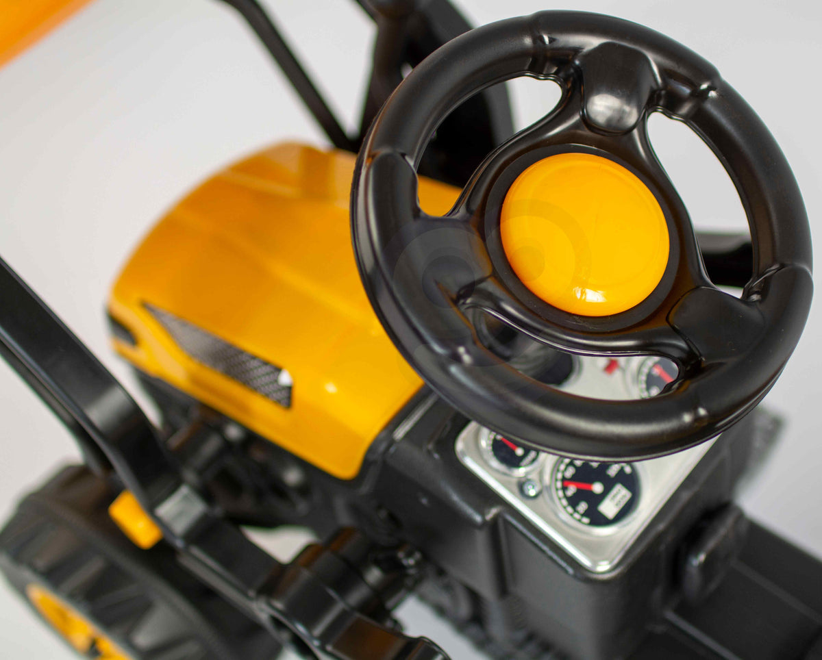 WOOPIE Pedal Tractor Farmer MaxTrac Minamas Traktorius su Kaušu