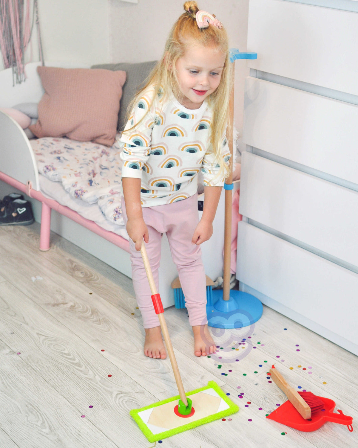 TOOKY TOY Medinis Valymo Rinkinys Vaikams 6 dalys