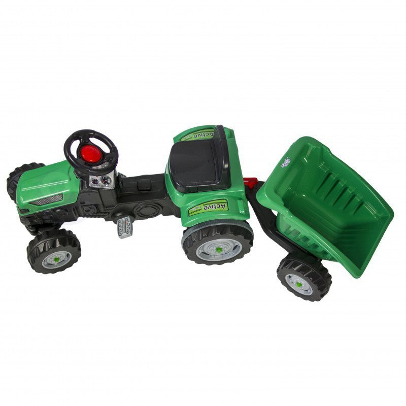 WOOPIE Farmer GoTrac MAXI Pedalinis Traktorius su Priekaba