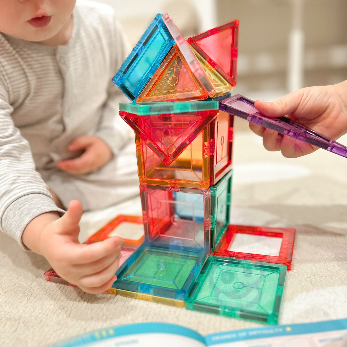WOOPIE 3D Montessori Magnetiniai Konstruktoriai vaikams
