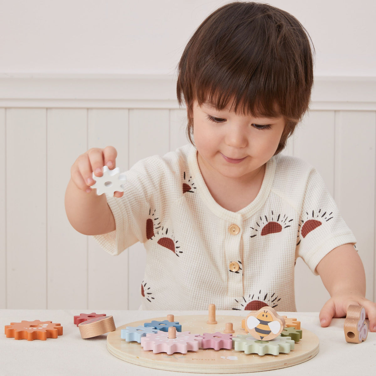VIGA PolarB Medinės Spalvotos Montessori Krumpliaračiai