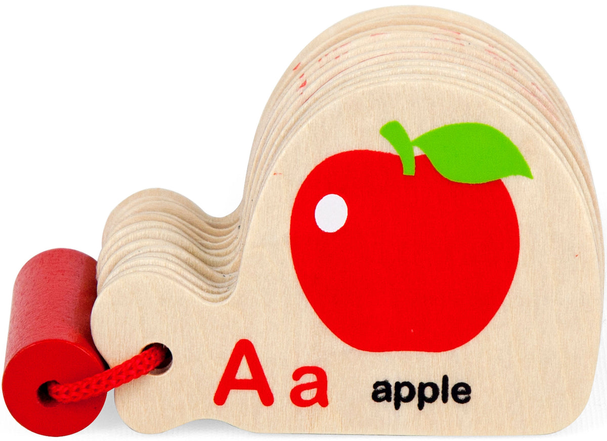 VIGA Medinė Montessori Abėcėlė ir Anglų Kalbos Knygelė