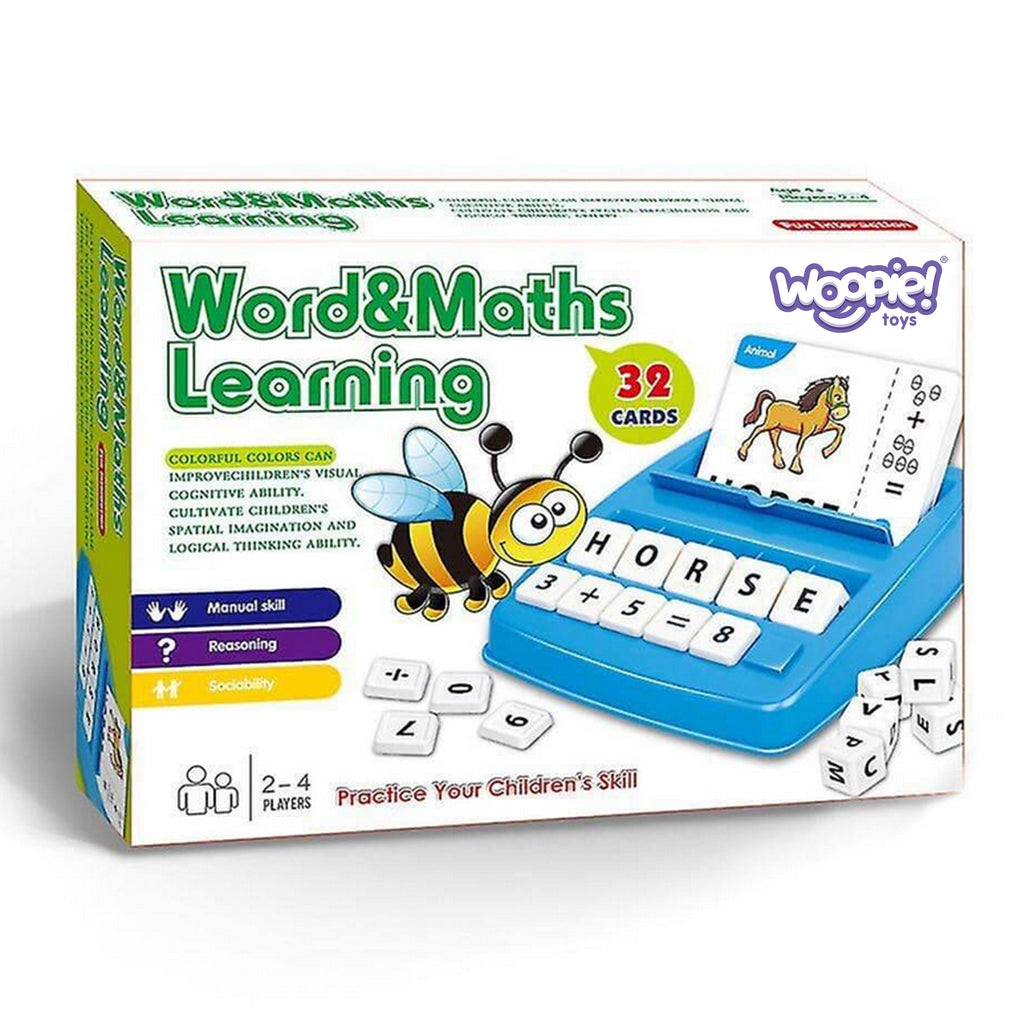 WOOPIE Lavinamasis Stalo Žaidimas Anglų Kalba ir Matematika 2in1