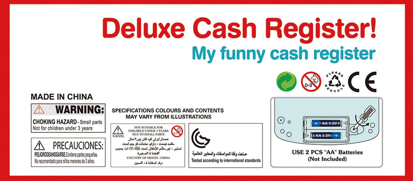 WOOPIE parduotuvės kasa su lentyna ir priedais – vaizdas 2