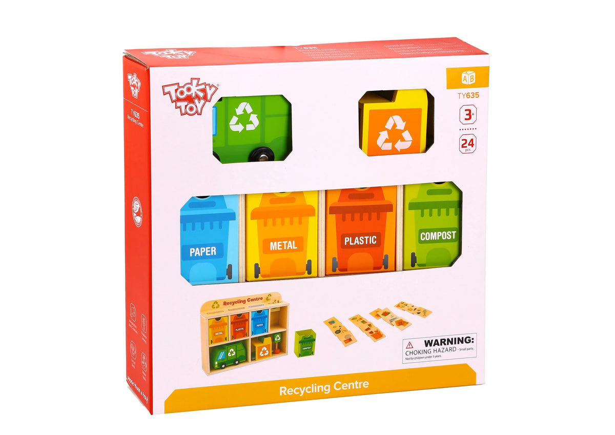 TOOKY TOY Medinis Perdirbimo Centras – Montessori Rūšiuoklis