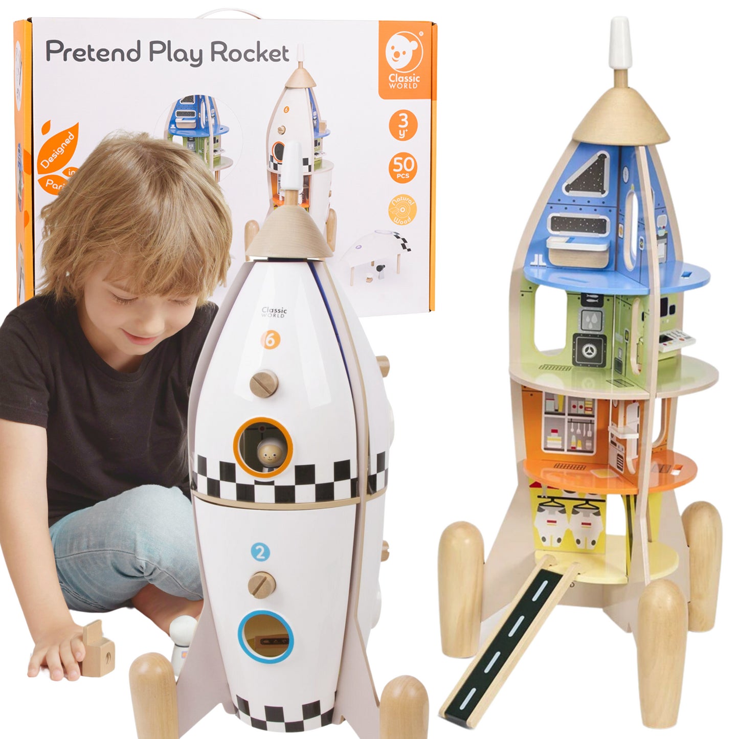 CLASSIC WORLD Medinis raketos modelis