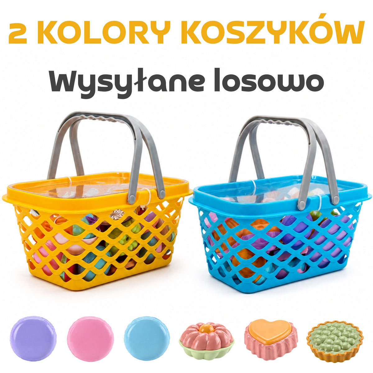 WOOPIE Pirkinių Krepšelis su Arbatos Servizu ir Saldumynais 26 vnt.