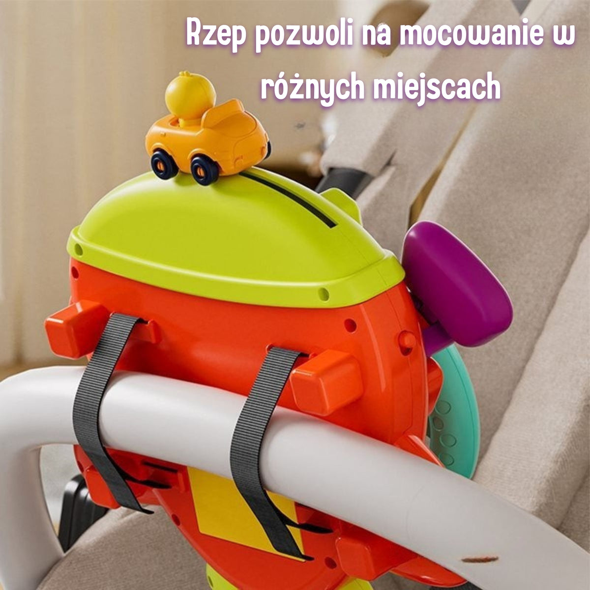 WOOPIE BABY Interaktyvus lėktuvo vairas su efektais 18m+