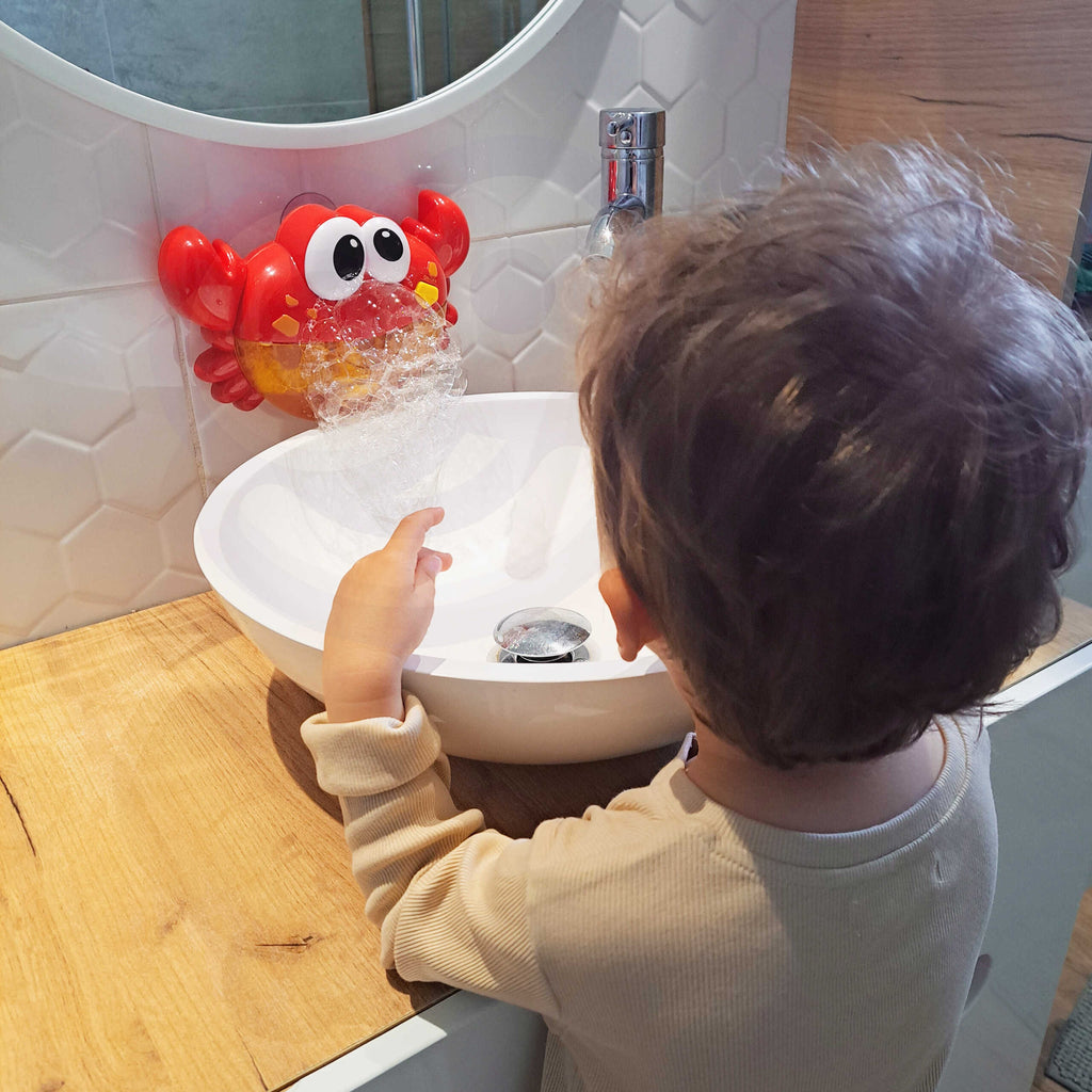 WOOPIE BABY Vonios žaislas krabas su muilo burbulais ir melodija