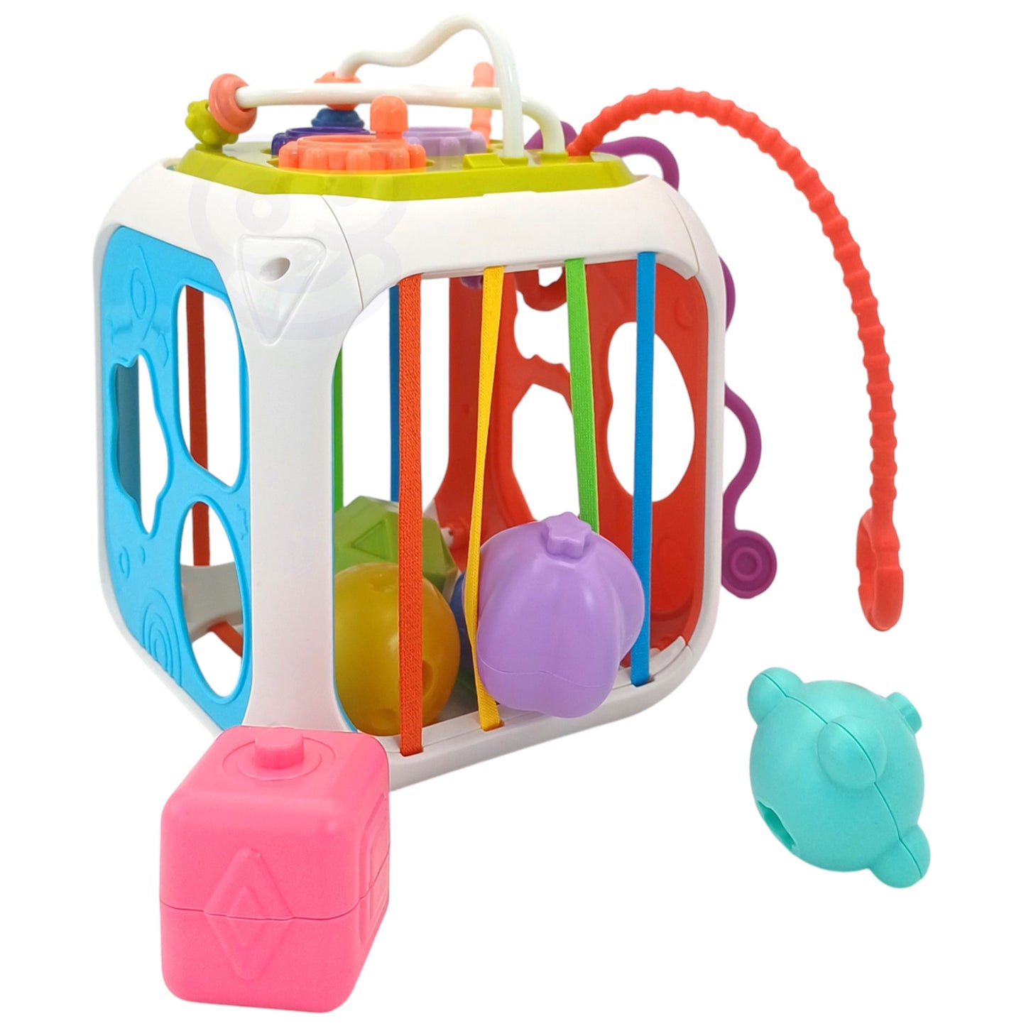 WOOPIE BABY Sensorinis edukacinis veiklos kubas – pagrindinis vaizdas