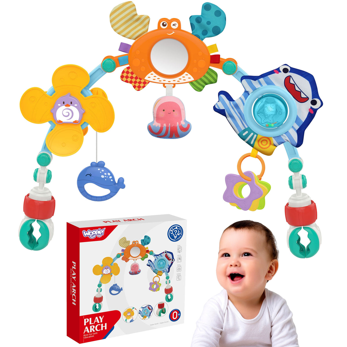 WOOPIE BABY Lavinamasis Lankas su Jūrų Gyvūnais