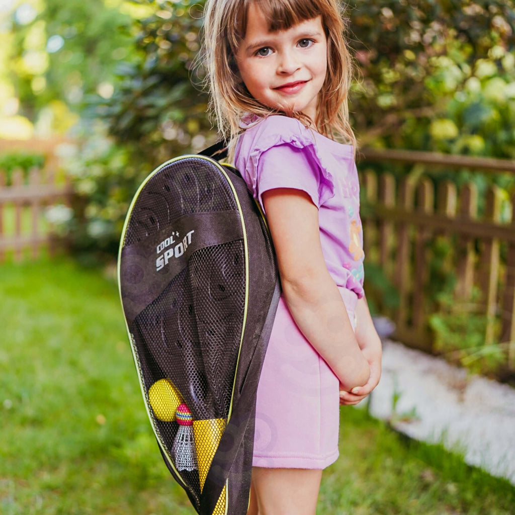 WOOPIE Raketės su kamuoliuku ir badmintono lėkšte, pludmarei