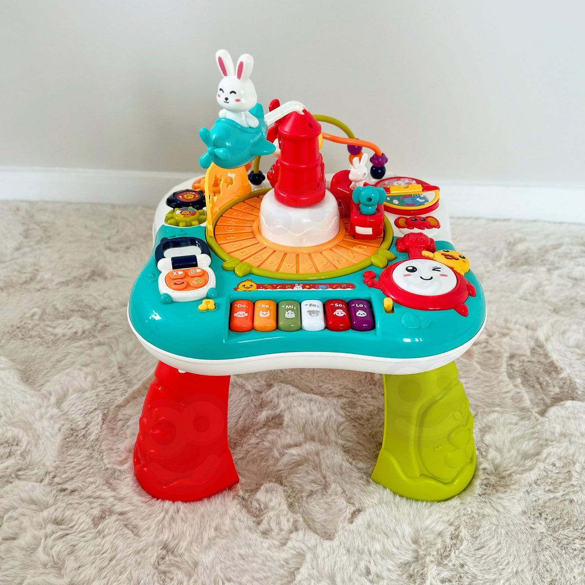 WOOPIE BABY 2in1 interaktyvus edukacinis staliukas su pianinu