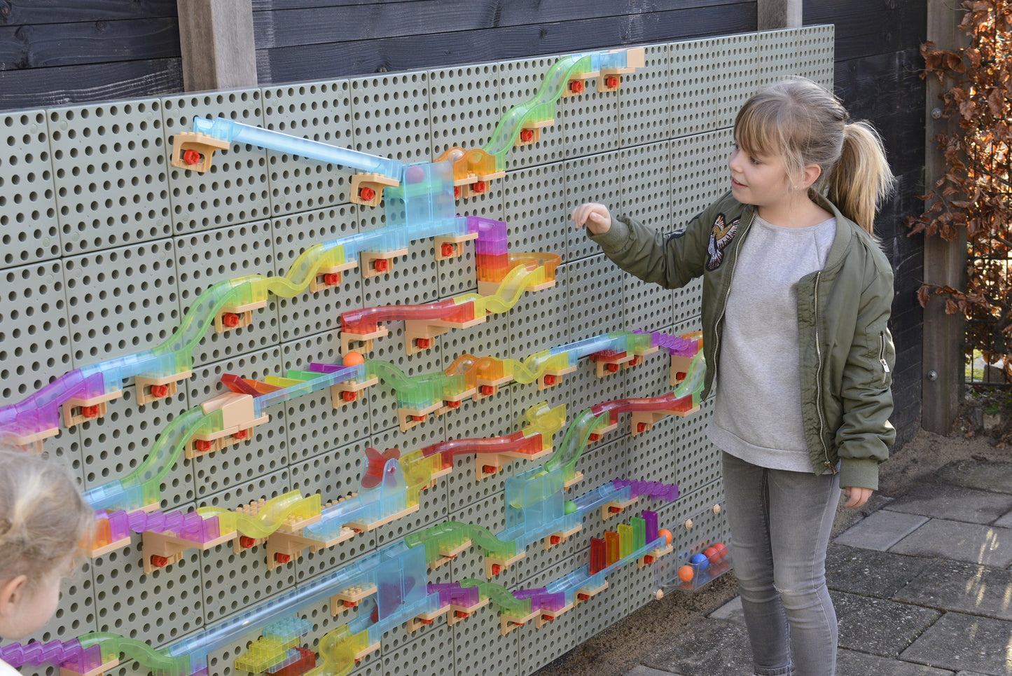 MASTERKIDZ Kamuoliukų Tako Konstruktorius STEM Lentai 63 dalys