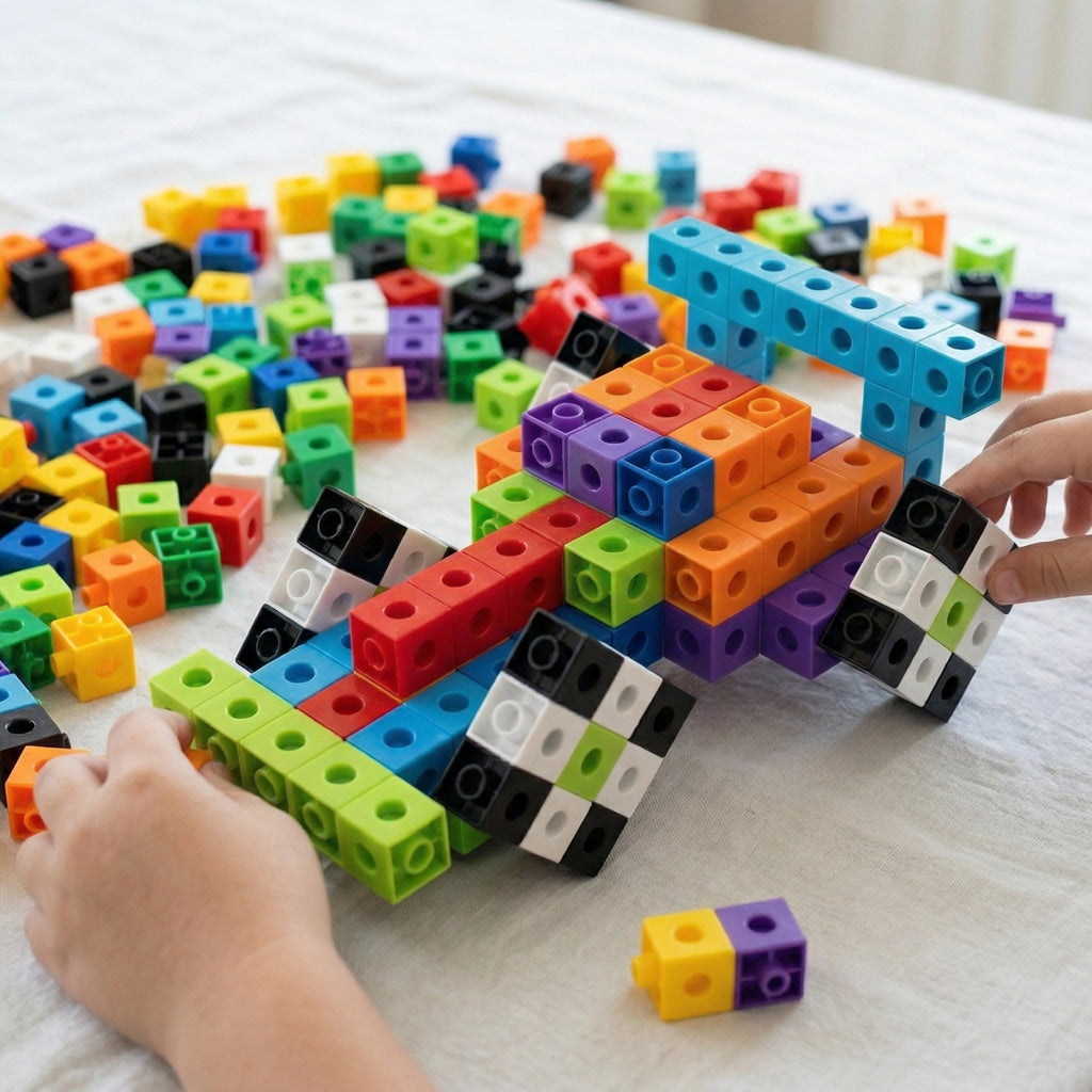 WOOPIE 3D Konstruktorius Kubeliai, 150 detalių, vaikams nuo 3 metų
