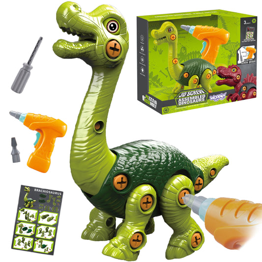 WOOPIE Dinozauras Brachiozauras Surenkamas Konstruktorius su Gręžtuvu 31 vnt.