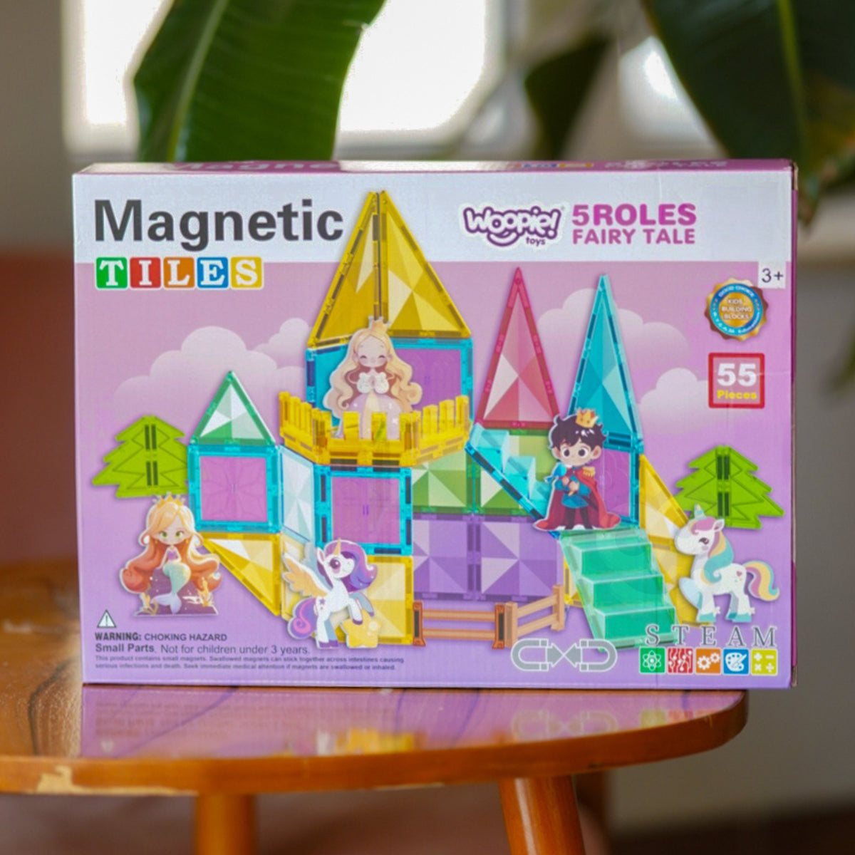 WOOPIE magnetinis konstruktorius Pasakų pilis, 55 vnt.