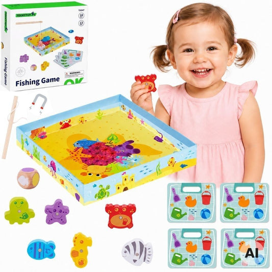 TOOKY TOY Žvejybos žaidimas – magnetinis vandenyno nuotykis