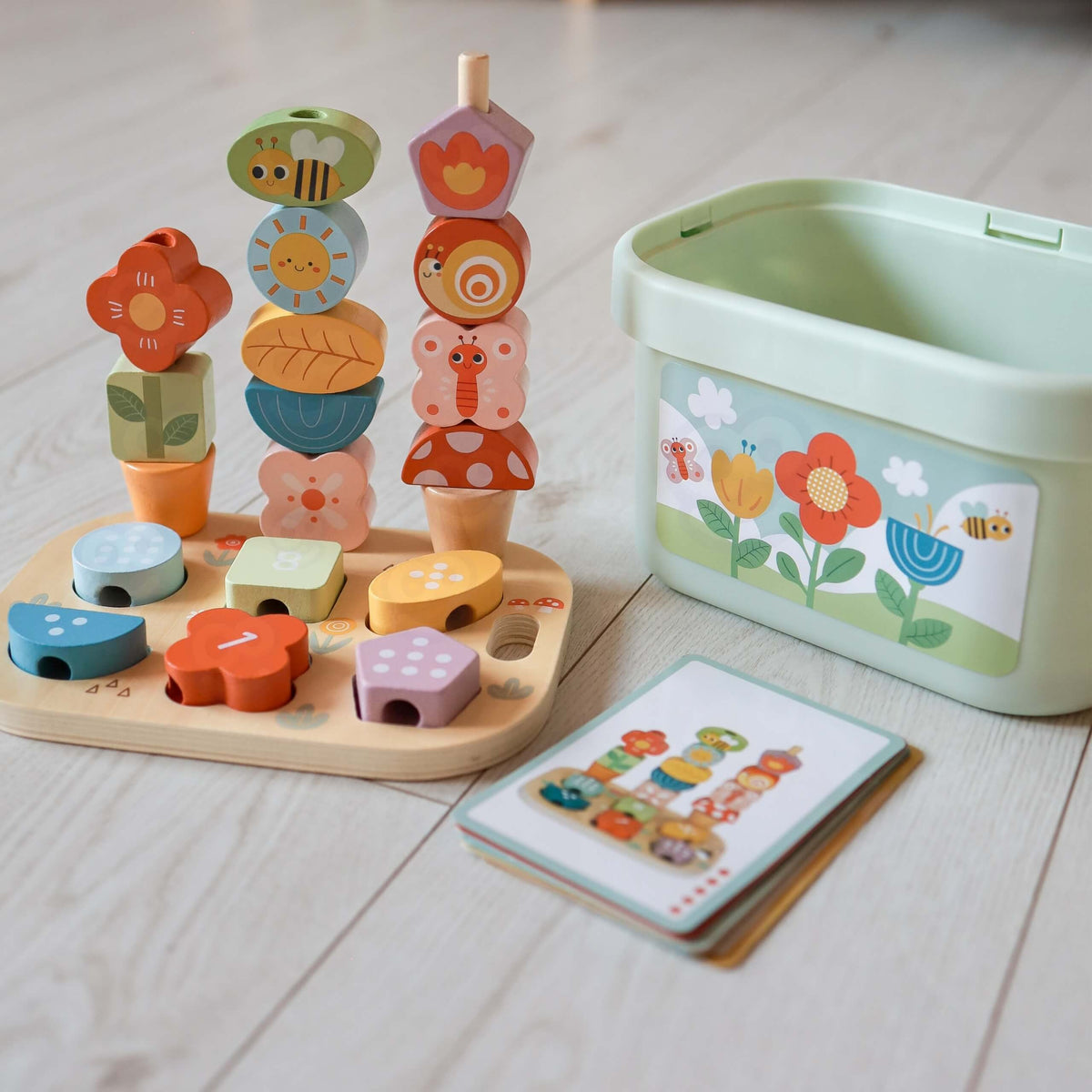 TOOKY TOY Magic Garden 5in1 Montessori lavinamoji dėžė