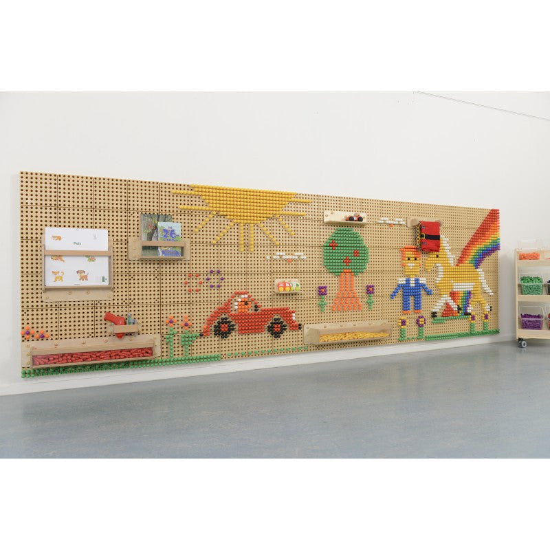 MASTERKIDZ STEM kūrybinė sienelė 120x80 cm, be tvirtinimo plokštės
