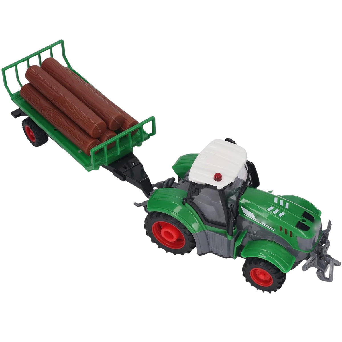WOOPIE Radijo bangomis valdomas traktorius su priekaba 1:24