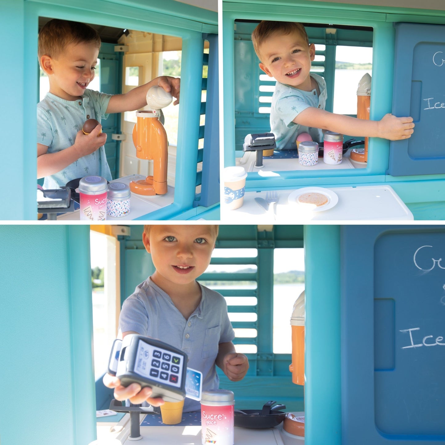 SMOBY Garden House Sweety Corner Ledainė – Žaidimų nameliai su priedais