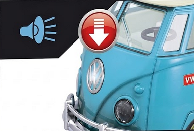 WOOPIE Klasikinis Surf autobusiukas su šviesa ir garsu 1:14
