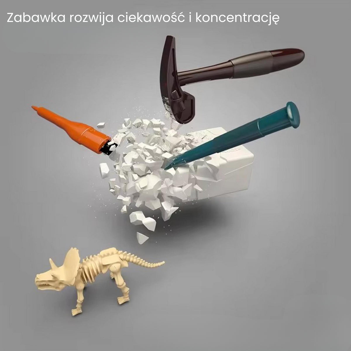 WOOPIE Mažasis Archeologas – Iškask 6 Dinozaurų Skeletus
