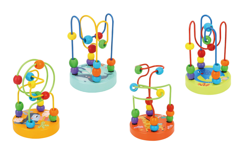TOOKY TOY Medinis Labirintas su Karoliukais Vaikams