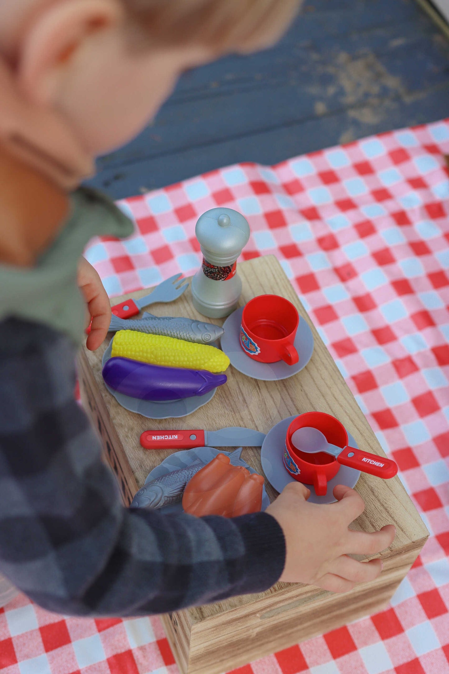 WOOPIE vaikiškas grilis su šviesa ir garsu + priedai – pagrindinis vaizdas