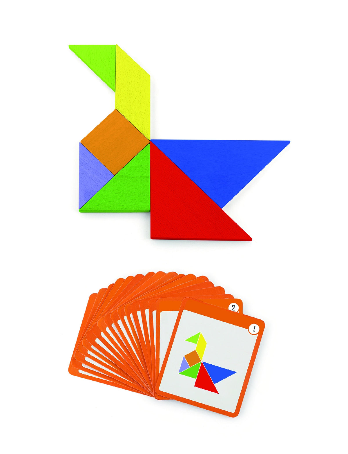 VIGA Tangram Medinis Loginis Žaidimas FSC Sertifikatas