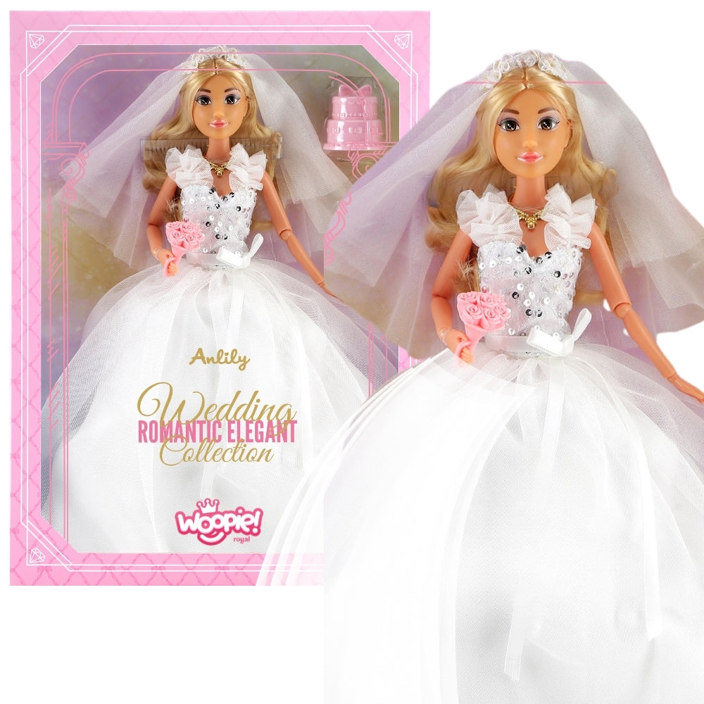 WOOPIE ROYAL Lėlė Lily, 30 cm, nuotakos suknelė ir priedai – pagrindinis vaizdas