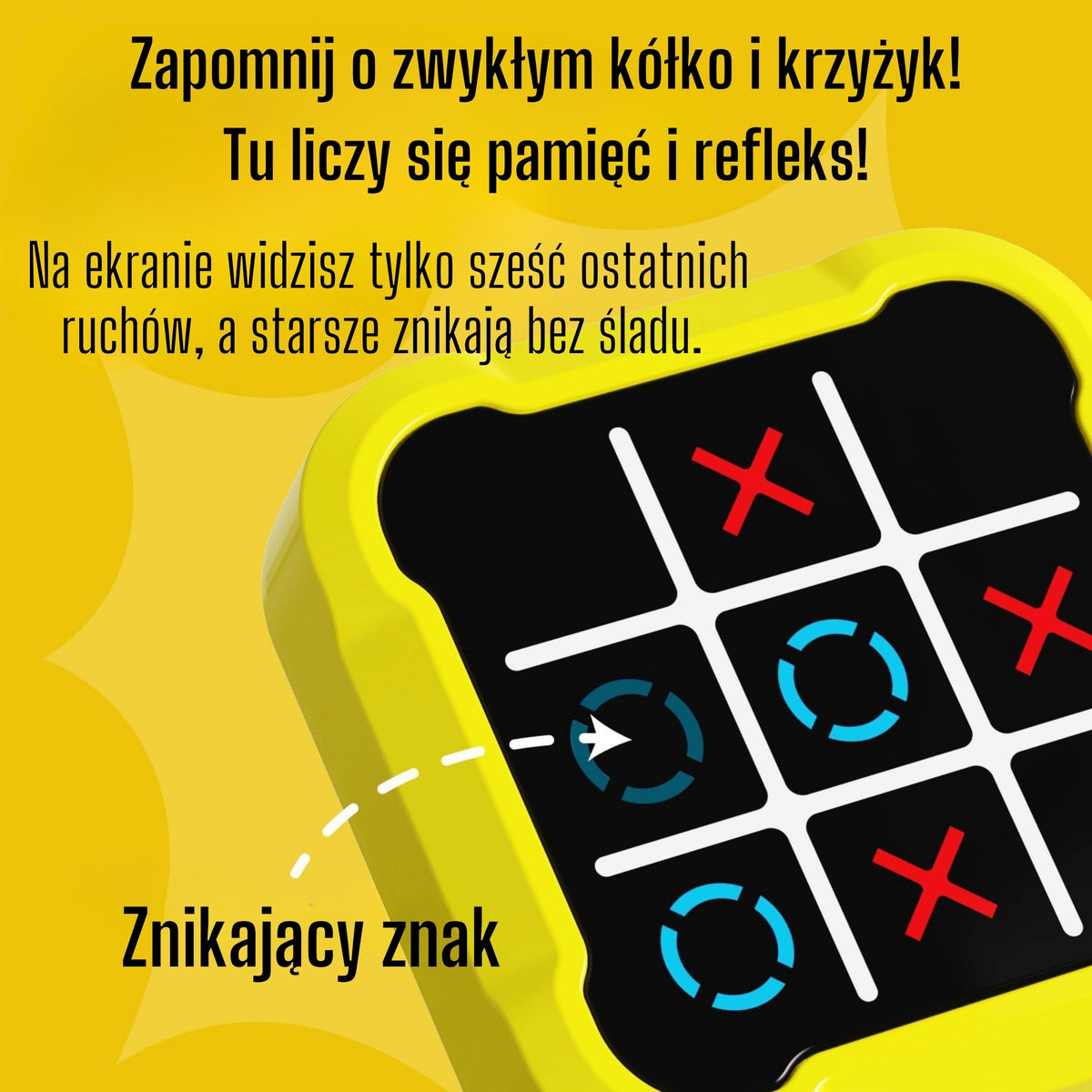 WOOPIE Elektroninis Kryžiukai-Nuliukai Lavinamasis Žaidimas, 4 Režimai