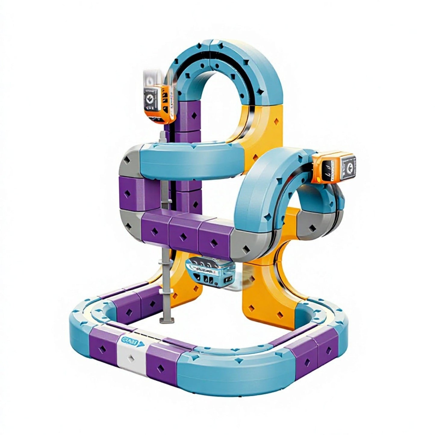WOOPIE Magnetinė Traukinio Trasa Konstruktorius STEM 54 vnt.