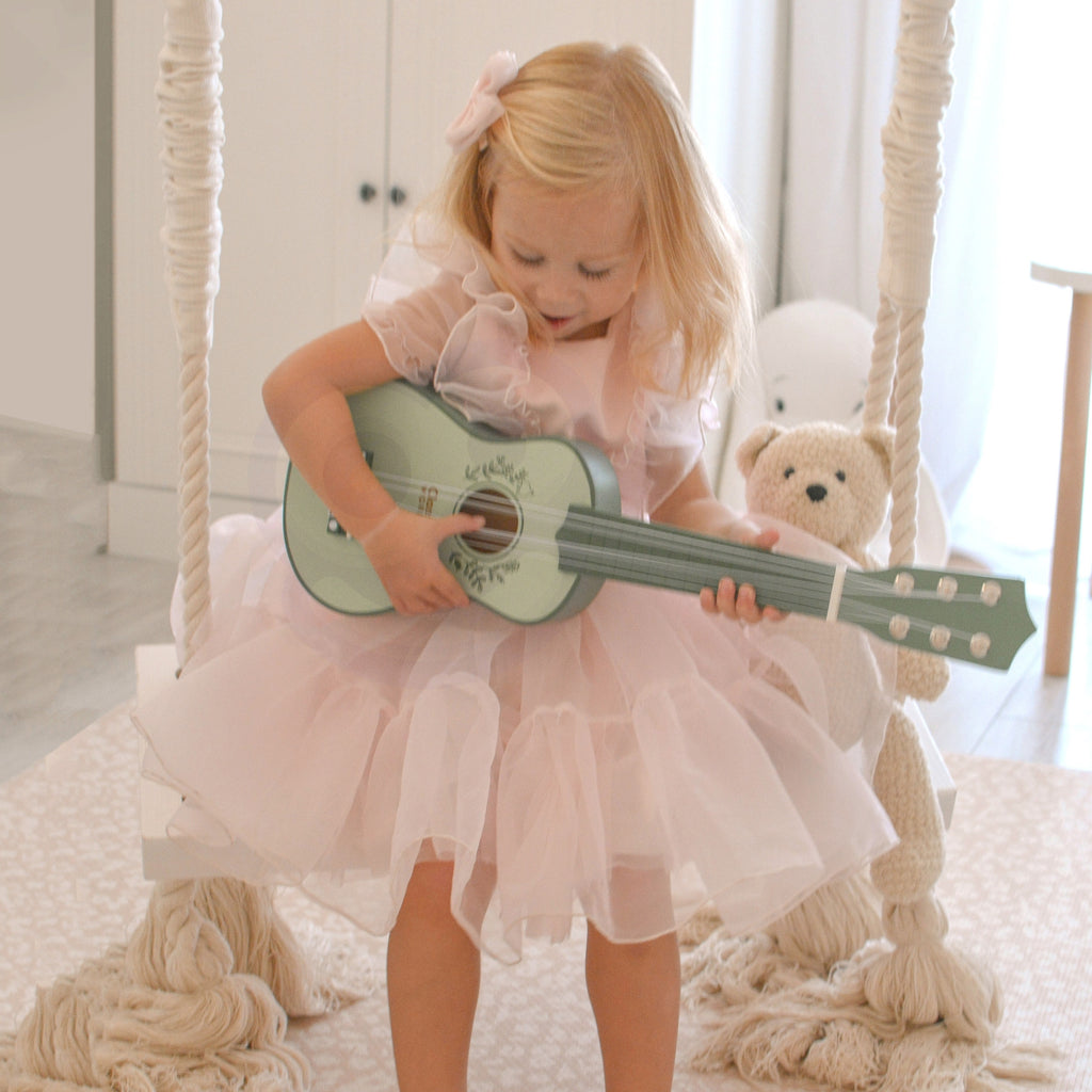 CLASSIC WORLD Medinė Vintažinė Gitara Vaikams 3+