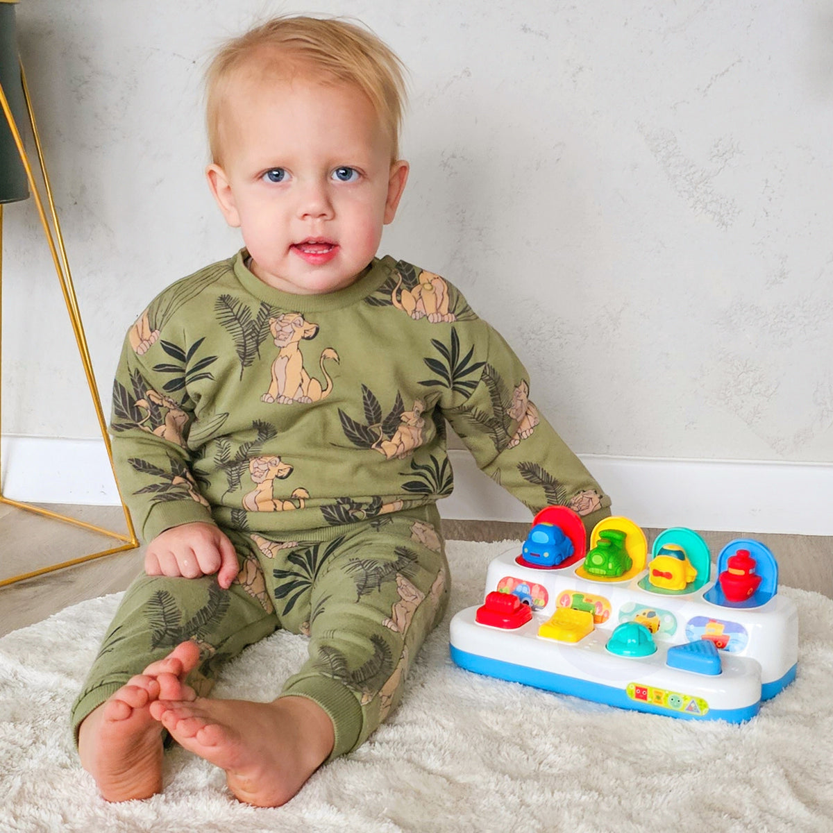WOOPIE BABY Lavinamasis Žaislas Iššokantys Automobiliukai