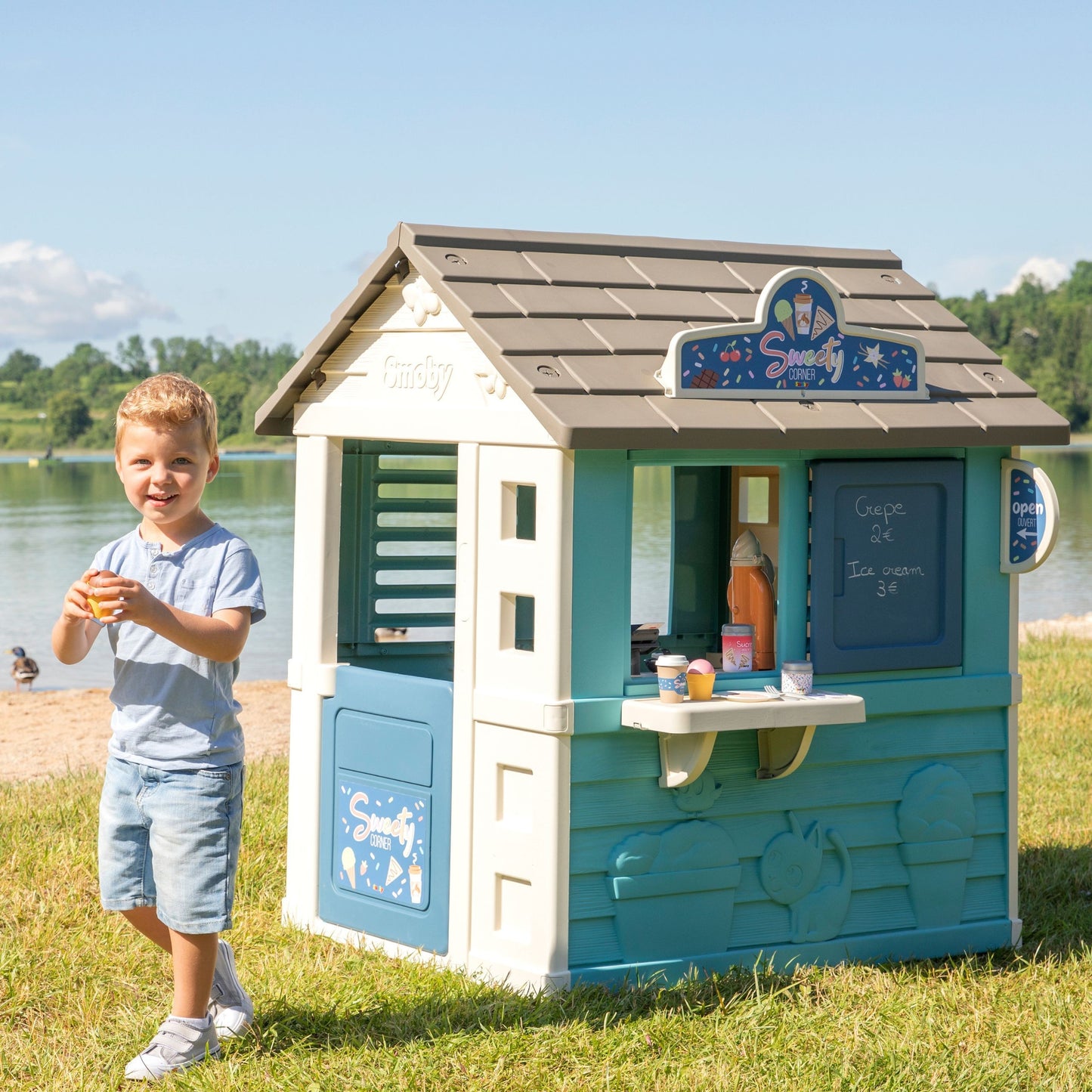 SMOBY Garden House Sweety Corner Ledainė – Žaidimų nameliai su priedais
