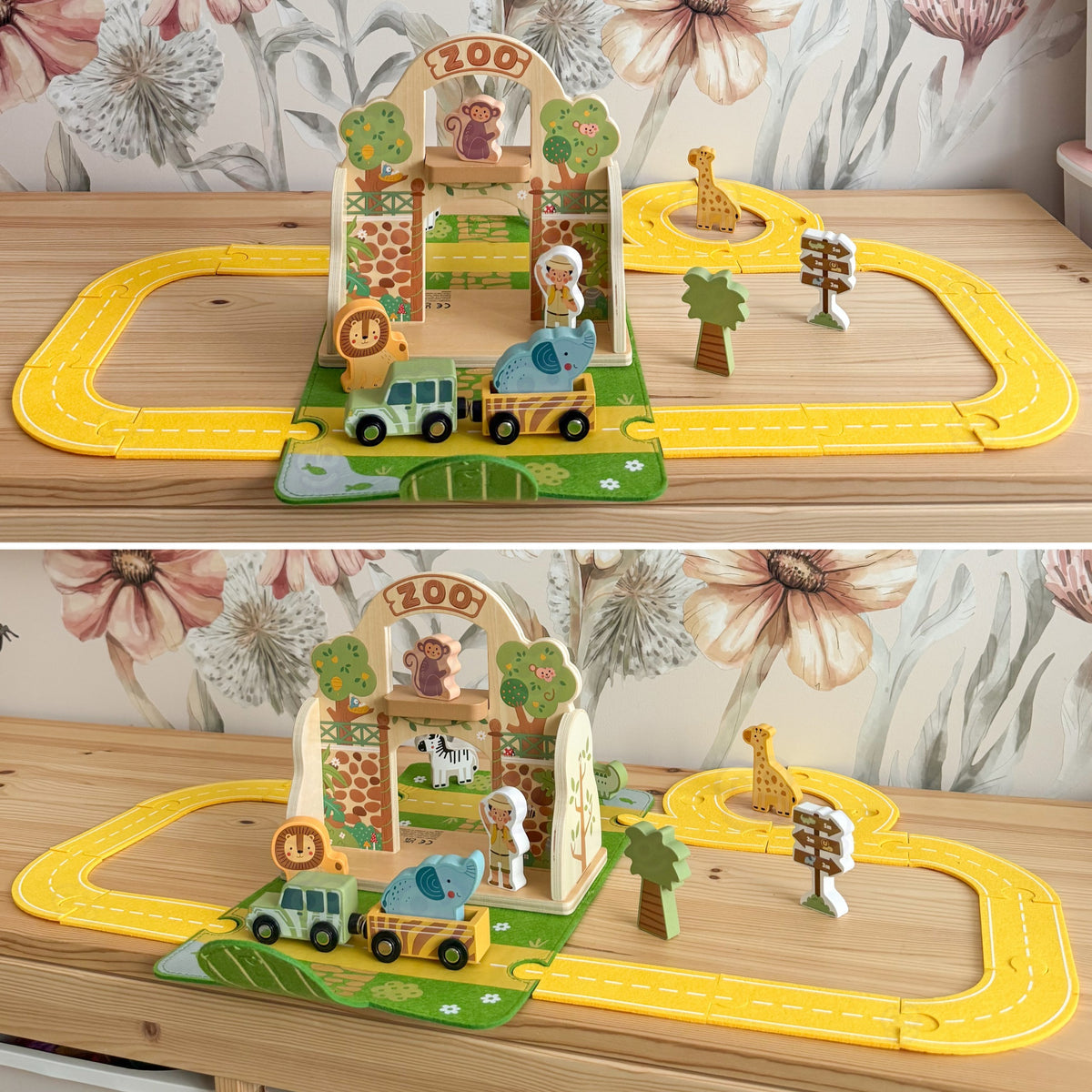 TOOKY TOY Mini Zoologijos Sodo Rinkinys Kelioninis Krepšys